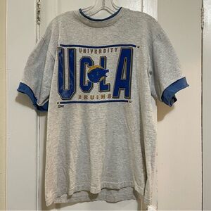 Vintage UCLA Bruins Gray and Blue Men's Shirt Salem sports wear large